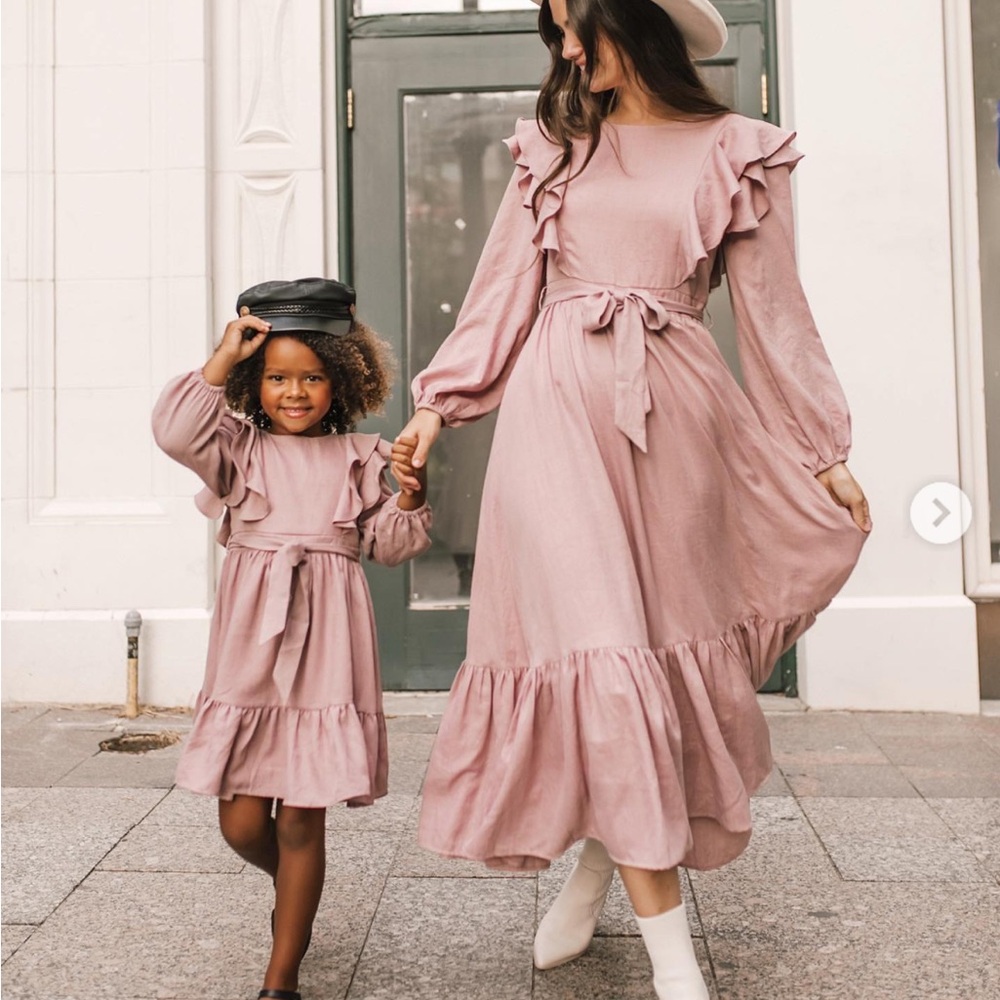NWT Ivy City Gwen midi dress mauve